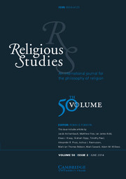 Religious Studies Volume 50 - Issue 2 -