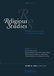 Religious Studies Volume 54 - Issue 1 -