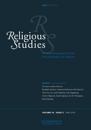 Religious Studies Volume 55 - Issue 2 -