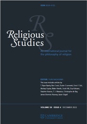 Religious Studies Volume 58 - Issue 4 -