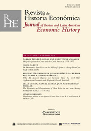 Revista de Historia Economica - Journal of Iberian and Latin American Economic History Volume 34 - Supplement3 -