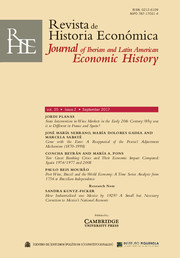 Revista de Historia Economica - Journal of Iberian and Latin American Economic History Volume 35 - Issue 2 -