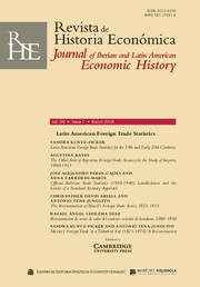 Revista de Historia Economica - Journal of Iberian and Latin American Economic History Volume 36 - Issue 1 -