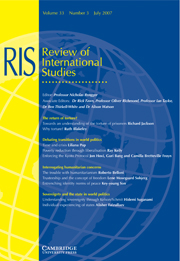 Review of International Studies Volume 33 - Issue 3 -