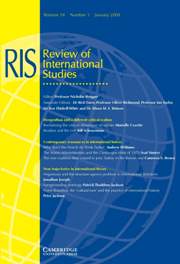 Review of International Studies Volume 34 - Issue 1 -