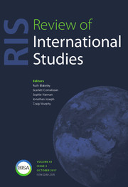 Review of International Studies Volume 43 - Issue 4 -