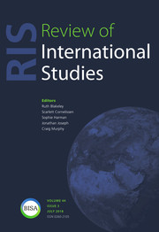 Review of International Studies Volume 44 - Issue 3 -