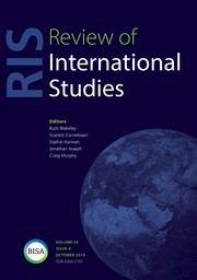 Review of International Studies Volume 45 - Issue 4 -