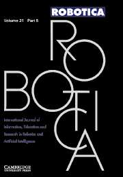 Robotica Volume 21 - Issue 5 -