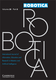 Robotica Volume 26 - Issue 6 -