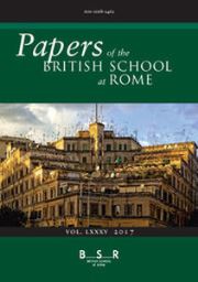 Papers of the British School at Rome Volume 85 - Issue  -