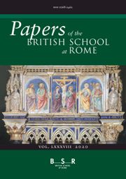 Papers of the British School at Rome Volume 88 - Issue  -