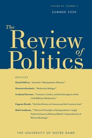 The Review of Politics Volume 82 - Issue 3 -