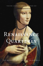 Renaissance Quarterly Volume 73 - Issue 2 -