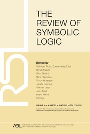 The Review of Symbolic Logic Volume 16 - Issue 2 -