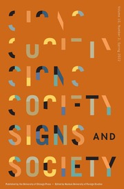 Signs and Society Volume 10 - Issue 2 -