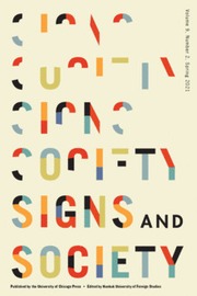 Signs and Society Volume 9 - Issue 2 -