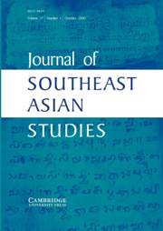 Journal of Southeast Asian Studies Volume 37 - Issue 3 -