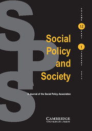 Social Policy and Society Volume 12 - Issue 1 -