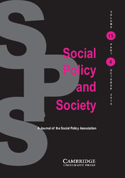 Social Policy and Society Volume 15 - Issue 4 -