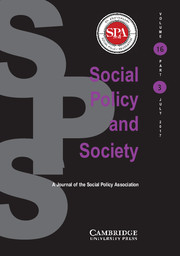 Social Policy and Society Volume 16 - Issue 3 -