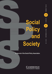 Social Policy and Society Volume 17 - Issue 4 -