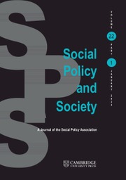 Social Policy and Society Volume 22 - Issue 1 -  THEMED SECTION: Personalisation and Collaboration: Dual Tensions in Individualised Funding Policy for Older and Disabled Persons