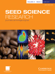 Seed Science Research Volume 21 - Issue 2 -