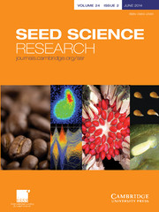 Seed Science Research Volume 24 - Issue 2 -