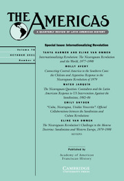 The Americas Volume 78 - Special Issue4 -  Internationalizing Revolution