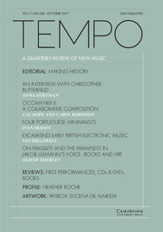 Tempo Volume 71 - Issue 282 -