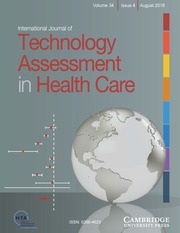 International Journal of Technology Assessment in Health Care Volume 34 - Issue 4 -