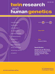 Twin Research and Human Genetics Volume 17 - Issue 4 -