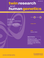 Twin Research and Human Genetics Volume 17 - Issue 5 -  Twin Research in Central Europe