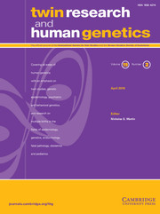 Twin Research and Human Genetics Volume 19 - Issue 2 -