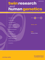 Twin Research and Human Genetics Volume 20 - Issue 1 -