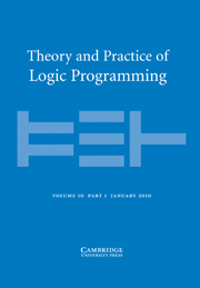 Theory and Practice of Logic Programming Volume 10 - Issue 1 -