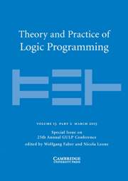 Theory and Practice of Logic Programming Volume 13 - Issue 2 -  25th Annual GULP Conference