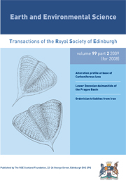 Earth and Environmental Science Transactions of The Royal Society of Edinburgh Volume 99 - Issue 2 -