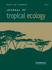 Journal of Tropical Ecology Volume 23 - Issue 6 -