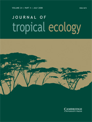 Journal of Tropical Ecology Volume 24 - Issue 4 -