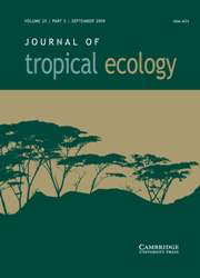 Journal of Tropical Ecology Volume 25 - Issue 5 -