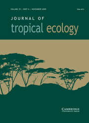 Journal of Tropical Ecology Volume 25 - Issue 6 -