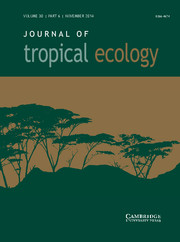 Journal of Tropical Ecology Volume 30 - Issue 6 -