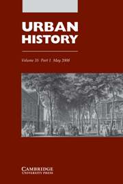 Urban History Volume 35 - Issue 1 -