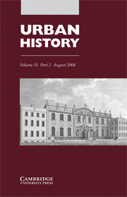 Urban History Volume 35 - Issue 2 -