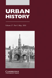 Urban History Volume 37 - Issue 1 -