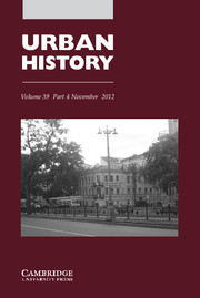 Urban History Volume 39 - Issue 4 -