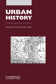 Urban History Volume 42 - Issue 1 -