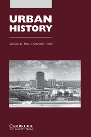 Urban History Volume 42 - Issue 4 -